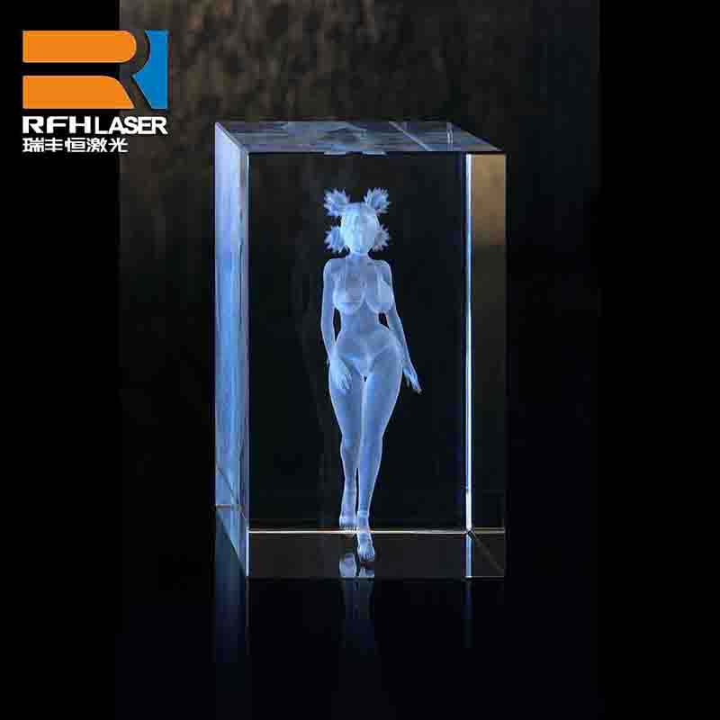 3D UV Laser Internal Engraving for Crystal